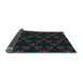 Thickness of Patterned Midnight Gray Rug, pat661lblu