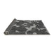 Thickness of Patterned Gray Rug, pat666gry