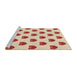 Sideview of Machine Washable Transitional Vanilla Gold Rug, wshpat669brn