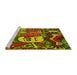 Sideview of Machine Washable Transitional Pistachio Green Rug, wshpat670yw