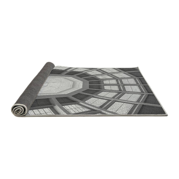 Thickness of Patterned Cloud Gray Rug, pat671gry