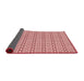 Thickness of Patterned Red Rug, pat673rd