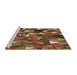 Sideview of Machine Washable Transitional Cinnamon Brown Rug, wshpat676brn