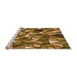 Sideview of Machine Washable Transitional Dark Bronze Brown Rug, wshpat677org