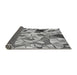 Thickness of Patterned Carbon Gray Rug, pat678gry