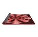 Thickness of Patterned Red Rug, pat683rd