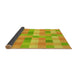 Thickness of Patterned Green Rug, pat684yw