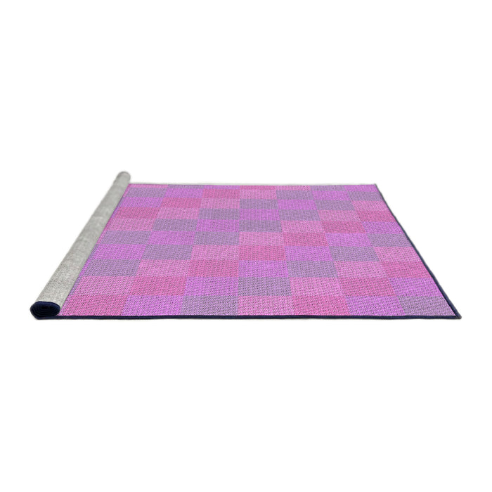 Sideview of Machine Washable Transitional Violet Purple Rug, wshpat685pur