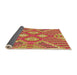 Thickness of Patterned Yellow Rug, pat686org