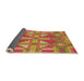 Thickness of Patterned Red Rug, pat687org