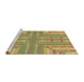 Sideview of Machine Washable Transitional Light Brown Rug, wshpat688brn