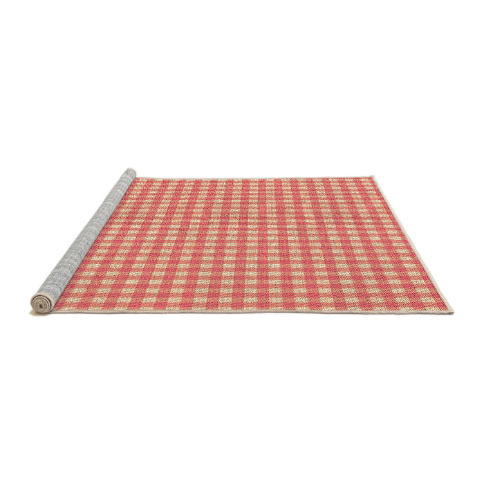 Sideview of Machine Washable Transitional Sandy Brown Rug, wshpat692org