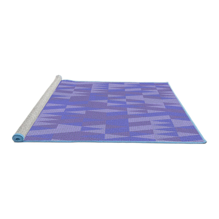 Machine Washable Transitional Purple Mimosa Purple Rug in a Bedroom, wshpat70blu