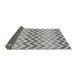 Thickness of Patterned Platinum Silver Gray Rug, pat700gry