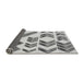 Thickness of Patterned Silver Gray Rug, pat705gry