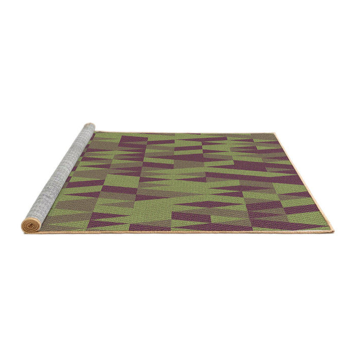 Machine Washable Transitional Brass Green Rug in a Bedroom, wshpat71brn