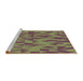 Machine Washable Transitional Brass Green Rug in a Bedroom, wshpat71brn
