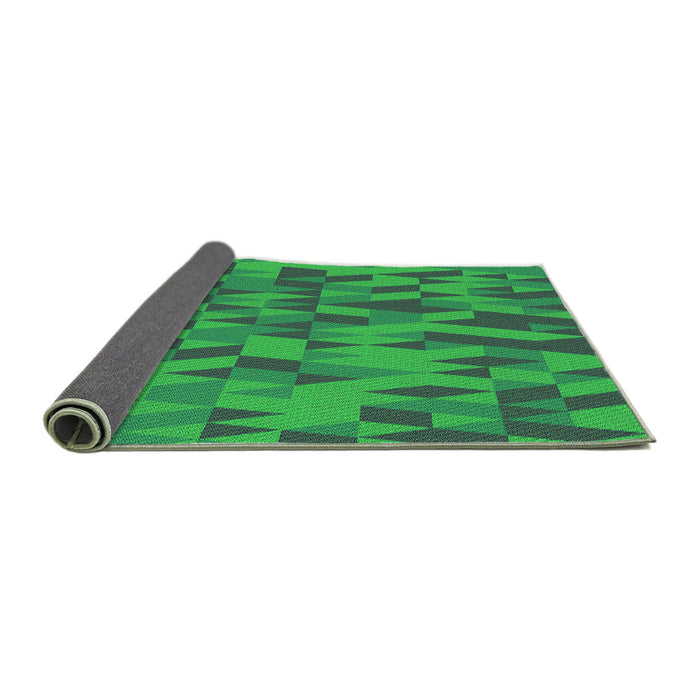 Patterned Forest Green Rug, pat71grn