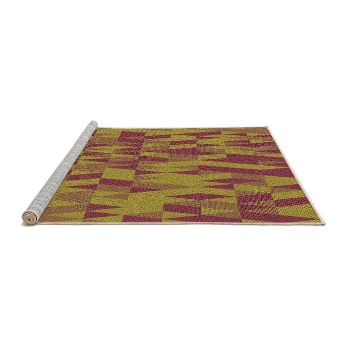 Machine Washable Transitional Caramel Brown Rug in a Bedroom, wshpat71org