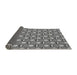 Thickness of Patterned Carbon Gray Rug, pat714gry