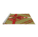 Sideview of Machine Washable Transitional Mahogany Brown Rug, wshpat718org