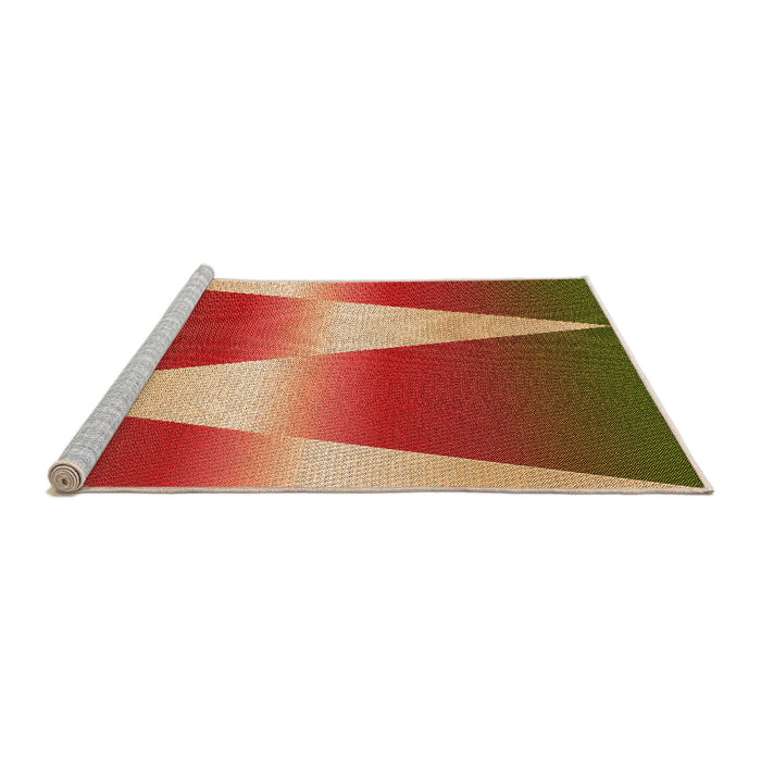 Sideview of Machine Washable Transitional Bronze Brown Rug, wshpat719org