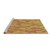 Machine Washable Transitional Orange Rug in a Bedroom, wshpat72brn