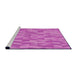 Machine Washable Transitional Violet Purple Rug in a Bedroom, wshpat72pur