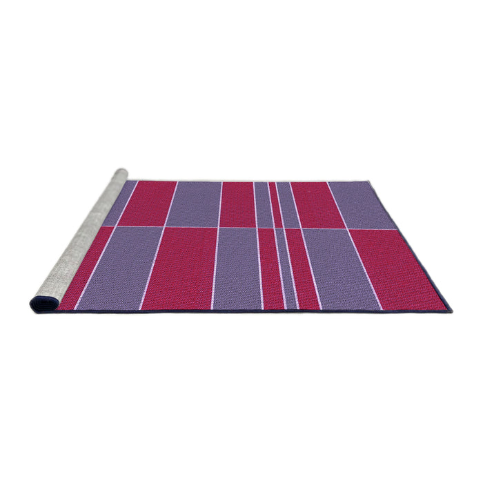 Sideview of Machine Washable Transitional Medium Purple Rug, wshpat720pur