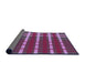Thickness of Patterned Orchid Purple Rug, pat721pur