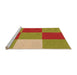 Sideview of Machine Washable Transitional Red Rug, wshpat722org