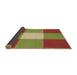 Thickness of Patterned Green Rug, pat723brn