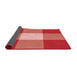 Thickness of Patterned Red Rug, pat723rd