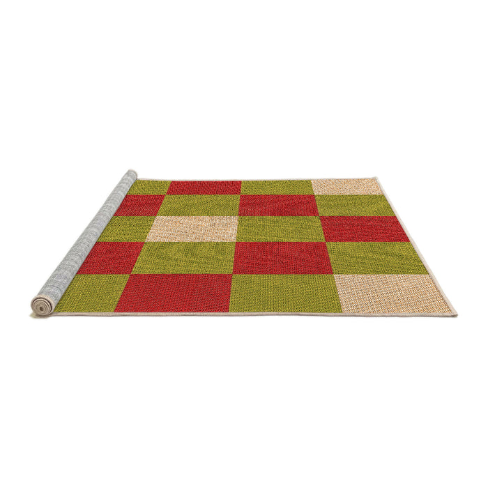 Sideview of Machine Washable Transitional Red Rug, wshpat724org