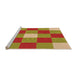 Sideview of Machine Washable Transitional Red Rug, wshpat724org