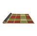 Thickness of Patterned Green Rug, pat726brn