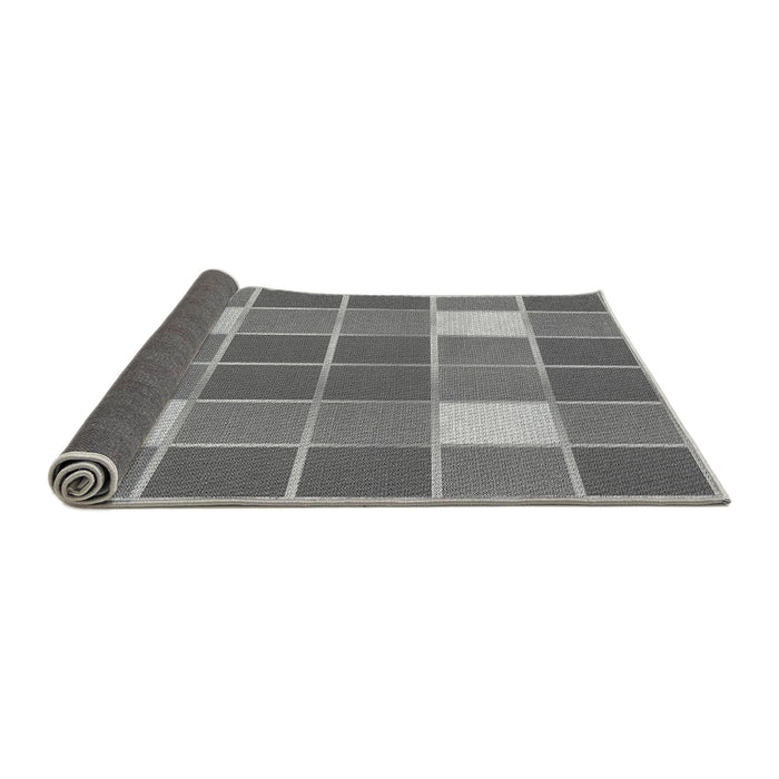 Thickness of Patterned Ash Gray Rug, pat726gry