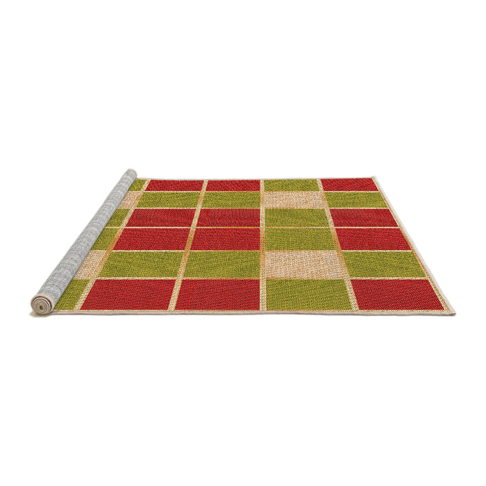 Sideview of Machine Washable Transitional Red Rug, wshpat726org