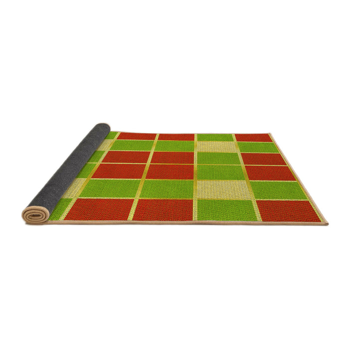 Thickness of Patterned Pistachio Green Rug, pat726yw