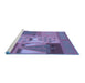 Sideview of Machine Washable Transitional Purple Rug, wshpat727blu