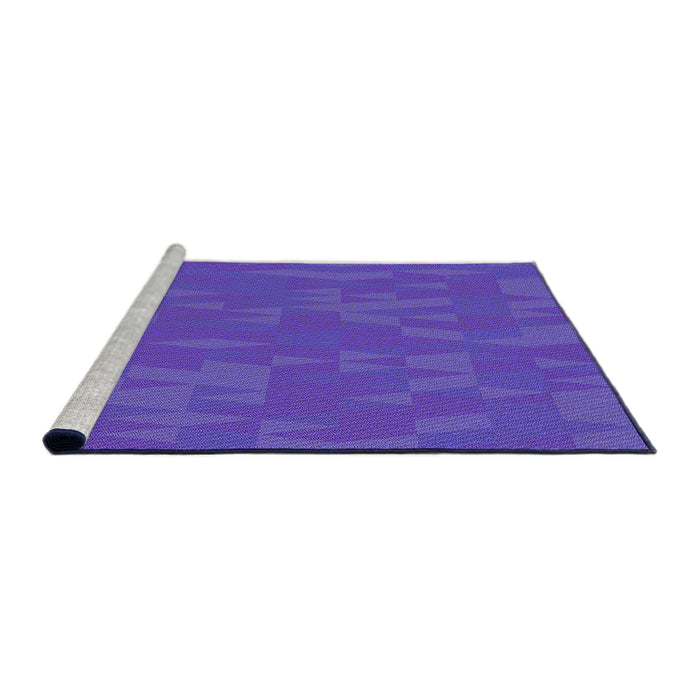 Machine Washable Transitional Purple Rug in a Bedroom, wshpat73pur
