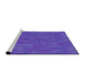 Machine Washable Transitional Purple Rug in a Bedroom, wshpat73pur