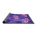 Thickness of Patterned Amethyst Purple Rug, pat730pur