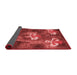 Thickness of Patterned Red Rug, pat730rd