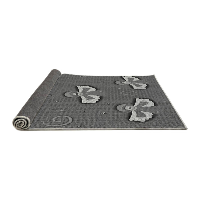 Thickness of Patterned Gray Rug, pat731gry