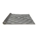 Thickness of Patterned Dark Gray Rug, pat734gry