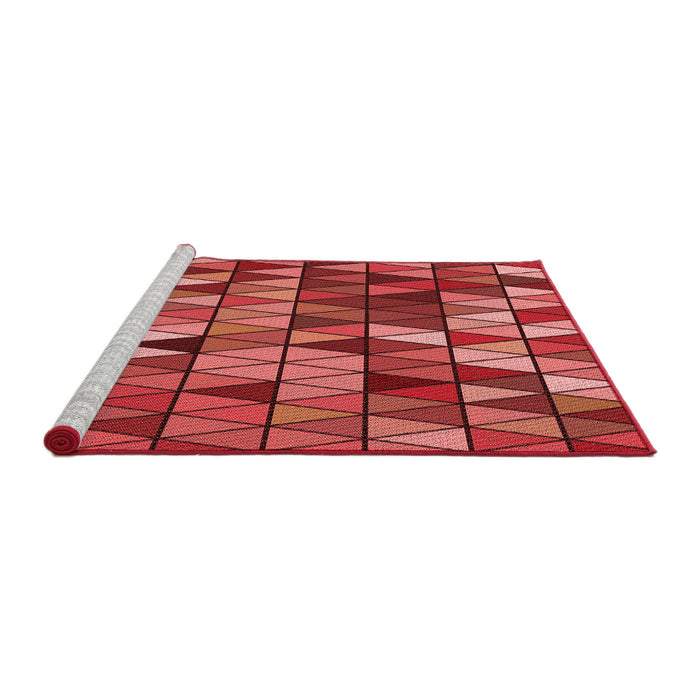Machine Washable Transitional Red Rug in a Bedroom, wshpat74rd