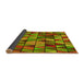 Thickness of Patterned Pistachio Green Rug, pat74yw