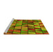Sideview of Machine Washable Transitional Pistachio Green Rug, wshpat74yw