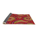 Thickness of Patterned Red Rug, pat743org